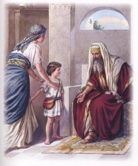 She sought to lead his thoughts to the Creator.