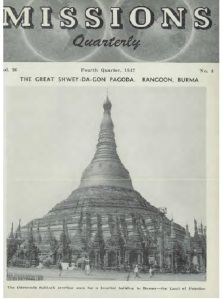 Cover of  the SDA Mission Quarterly from  4th quarter, 1947
