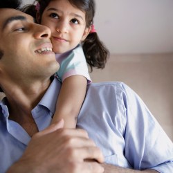 Girl Getting Piggyback Ride